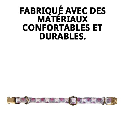Collier Cœurs T-2 : Style et Confort pour votre Animal de Compagnie