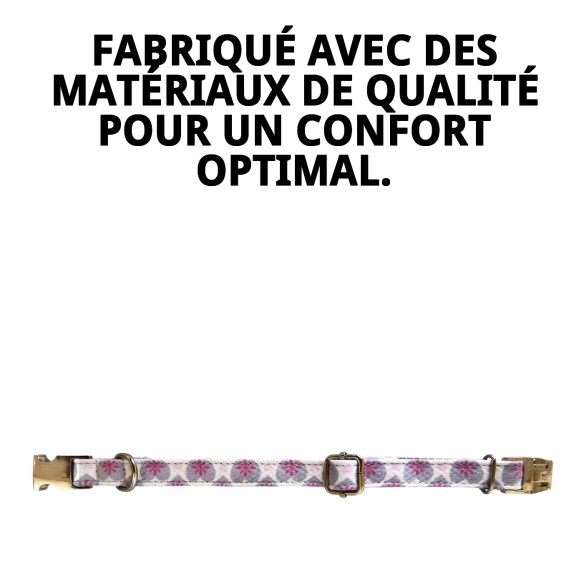 Collier Cœurs T-3 : Style et Confort pour votre Animal de Compagnie