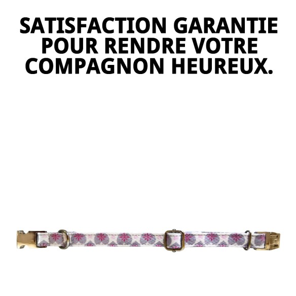 Collier Cœurs T-3 : Style et Confort pour votre Animal de Compagnie