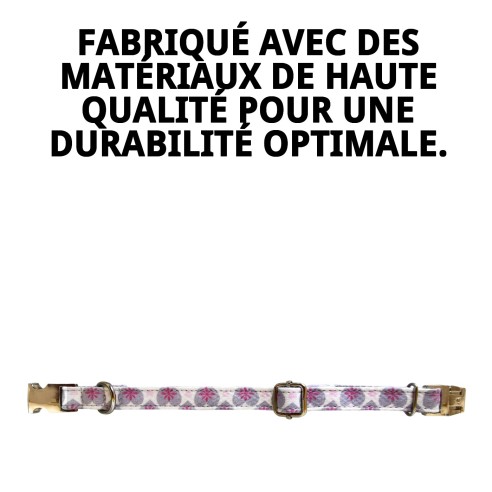 Collier Cœurs T-4 pour Animaux de Compagnie - Style et Confort