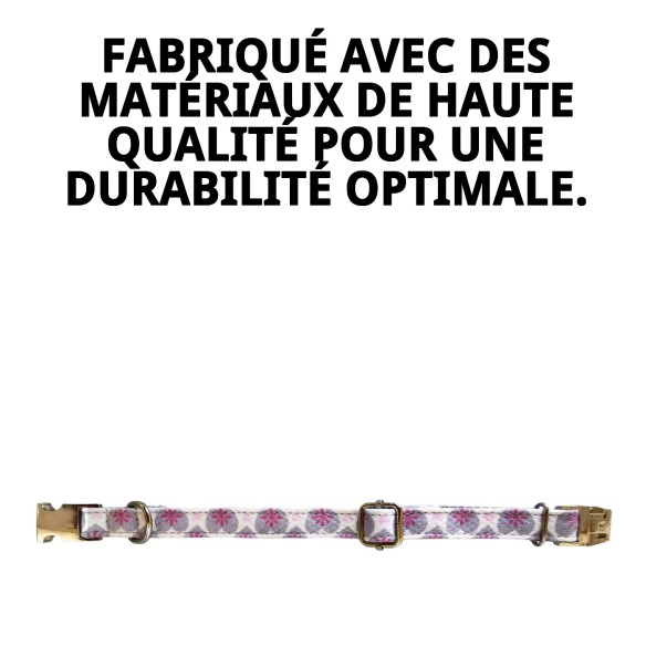 Collier Cœurs T-4 pour Animaux de Compagnie - Style et Confort