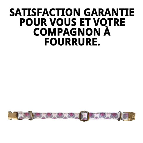 Collier Cœurs T-4 pour Animaux de Compagnie - Style et Confort