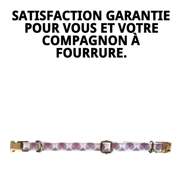 Collier Cœurs T-4 pour Animaux de Compagnie - Style et Confort