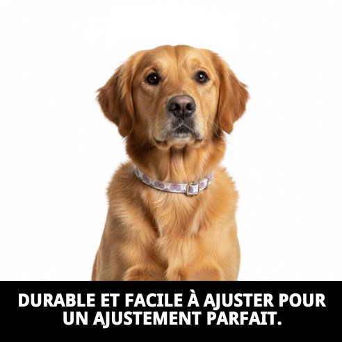 Collier Cœurs T-6 : Style et Confort pour votre Animal de Compagnie