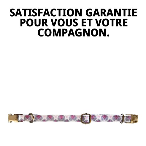 Collier Cœurs T-6 : Style et Confort pour votre Animal de Compagnie