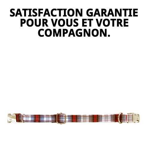 Collier Écossais T-6 : Style et Confort pour votre Animal de Compagnie