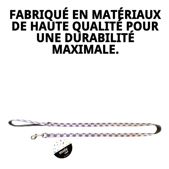 Ramal Coeurs T-1 120*1,5 : Style et Confort pour votre Animal de Compagnie