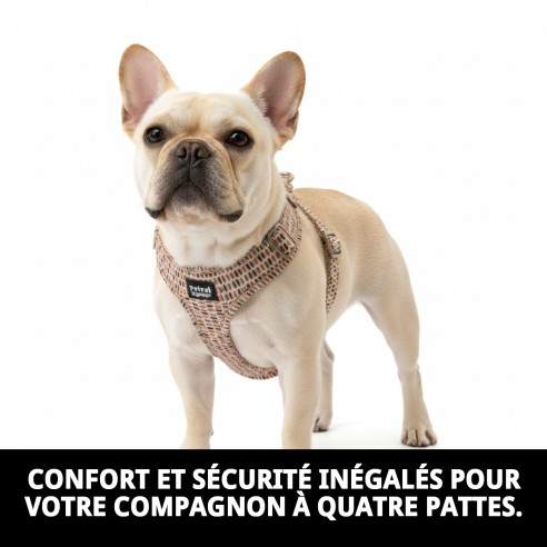 Petral Topitos T-3 30-40 cm : confort et style pour votre animal de compagnie.