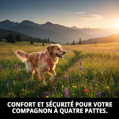 Petral Moly Salmon T-1 20-30*1,5 : Confort et Style pour Votre Animal de Compagnie