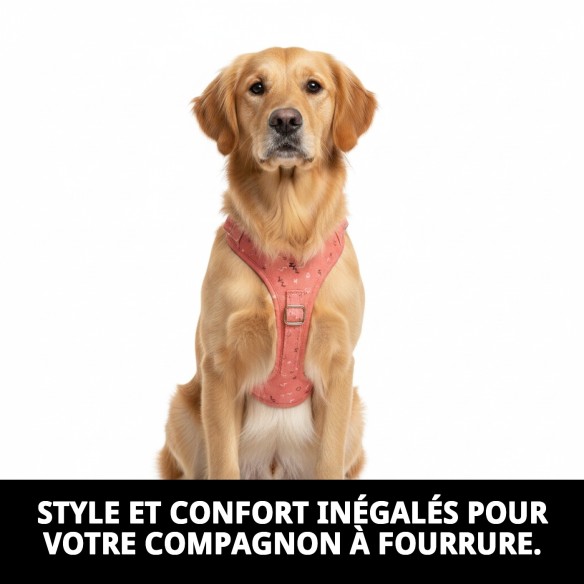 Petral Moly Saumon T-5 40-50*2 : Haute qualité pour votre animal de compagnie.