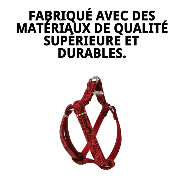 Petral Casitas Rojas T-1 pour Animaux de Compagnie - Confort et Style