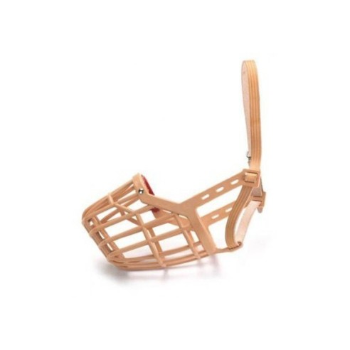 Muzzle en osier en cuir et plastique taille 2 pour votre animal de compagnie.