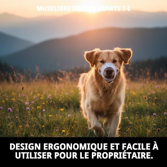 BOZAL DELUXE CŒURS T-L