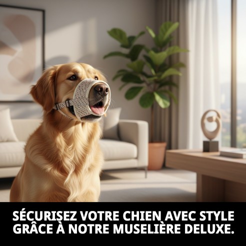 Muzzle Deluxe Topitos T-L : Confort et Style pour Votre Animal de Compagnie