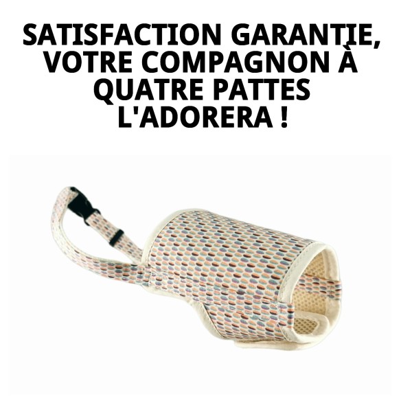 Muzzle Deluxe Topitos T-L : Confort et Style pour Votre Animal de Compagnie
