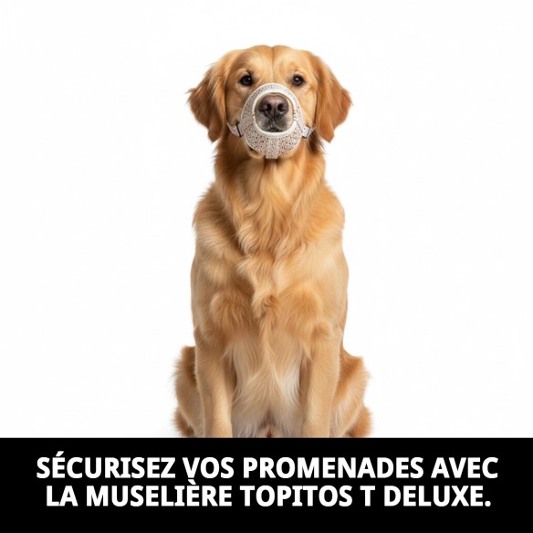 Muzzle Deluxe Topitos T-M : Confort et Style pour Votre Chien
