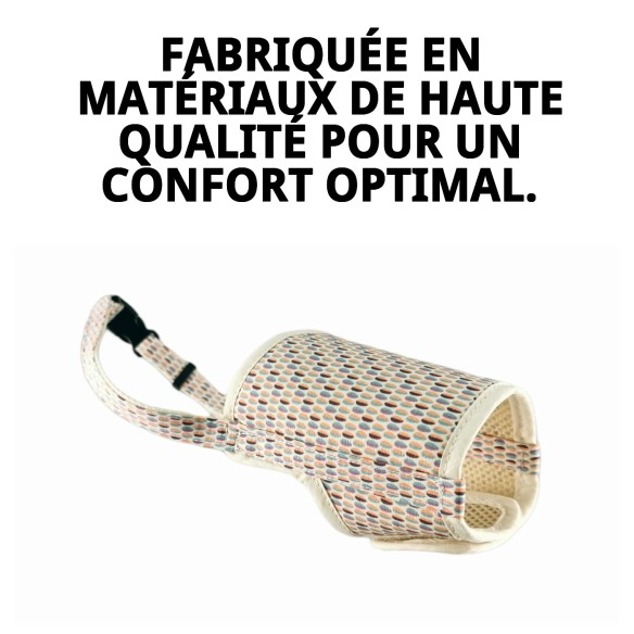 Muzzle Deluxe Topitos T-M : Confort et Style pour Votre Chien