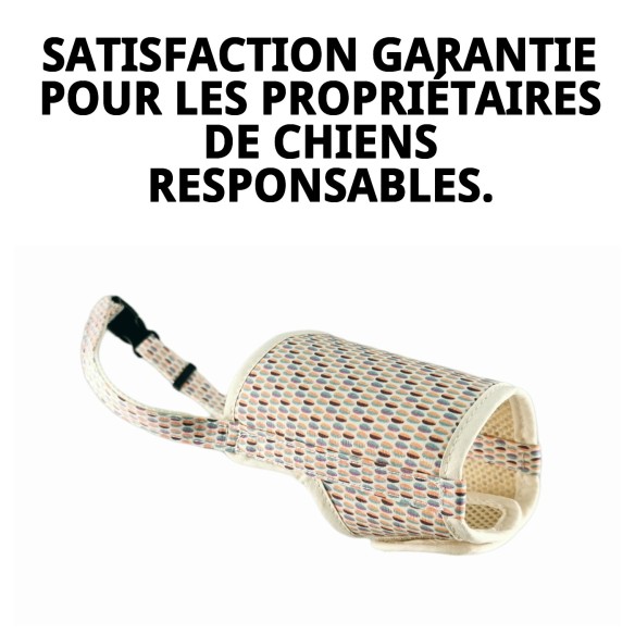Muzzle Deluxe Topitos T-M : Confort et Style pour Votre Chien