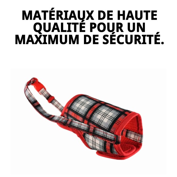 Muzzle Deluxe Écossais T-L pour Chiens | Qualité Moly