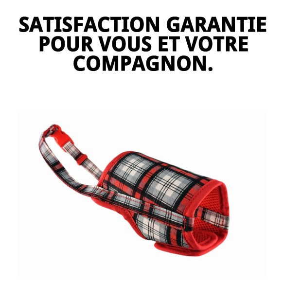 Muzzle Deluxe Écossais T-L pour Chiens | Qualité Moly