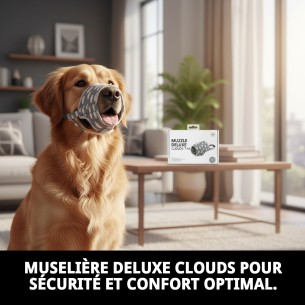 Muzzle Deluxe Nuages T-M : Confort et Style pour Votre Animal de Compagnie 2