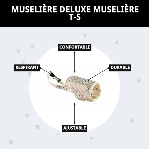 Bozal Deluxe Topitos T-S : Confort et Style pour votre Animal de Compagnie