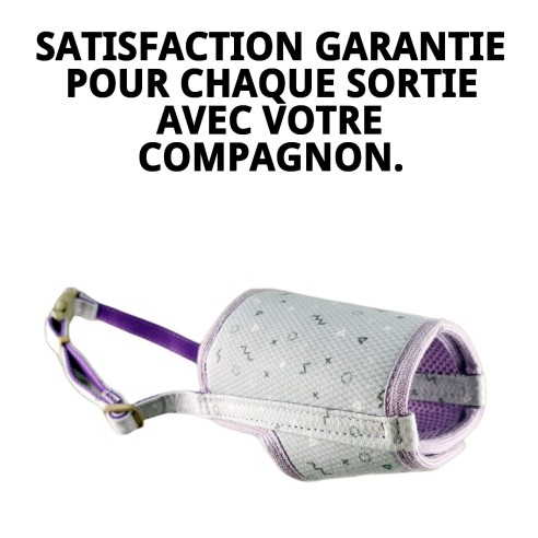 Muzzle Deluxe Moly Lila T-S : Style et Confort pour votre Animal de Compagnie