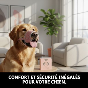 Muzzle Deluxe Moly Saumon T-S : Confort et Style pour Votre Animal de Compagnie 2