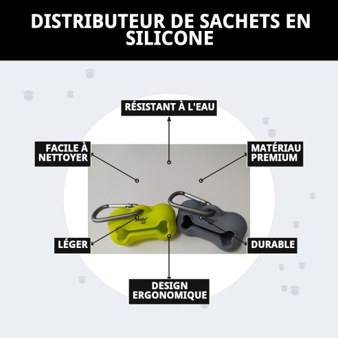 Distributeur de sachets en silicone : Pratique et écologique