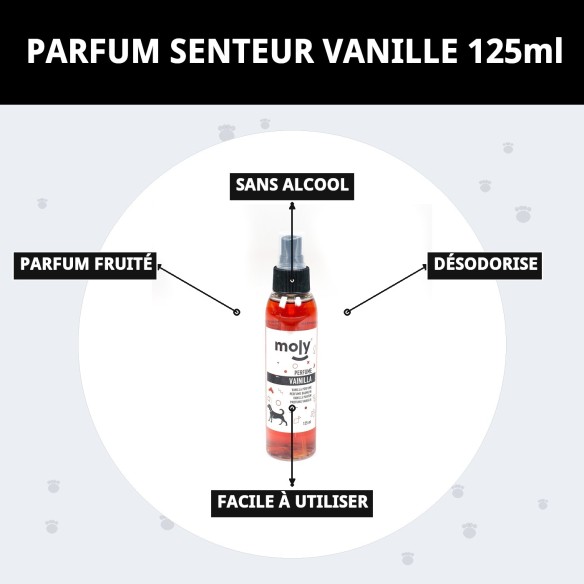 Parfum Aroma Vanille pour Animaux 125ml Frais et Durable