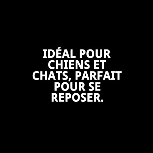 Lit rectangulaire en chenille rouge T-6 pour animaux de compagnie 115x86 cm