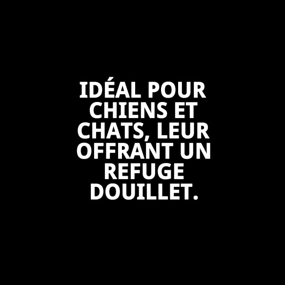 Cage Rectangulaire en Chenille Bleue T-1 pour Animaux de Compagnie Confortable