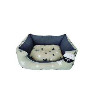 Coussin Rectangulaire Étoiles T-2 60x48x24 pour Animaux de Compagnie