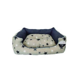 Coussin Rectangulaire Étoiles T-3 pour Animaux de Compagnie 75x63x24
