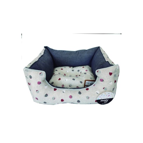 Coussin Rectangulaire Fresitas/Gris T-1 pour Animaux de Compagnie 50x42x21
