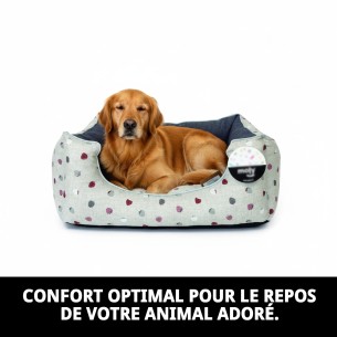 Lit rectangulaire Fresitas/Gris T-3 pour animaux de compagnie 75x63 cm 2
