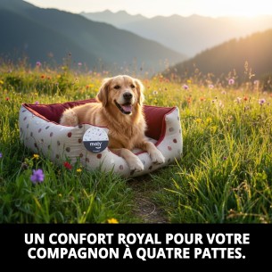 Coussin Rectangulaire Fresitas Grenat T-3 pour Animaux de Compagnie 75x63 cm 2