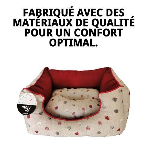 Caisse Rectangulaire Fresitas/Granate T-2 pour Animaux de Compagnie 60x48cm