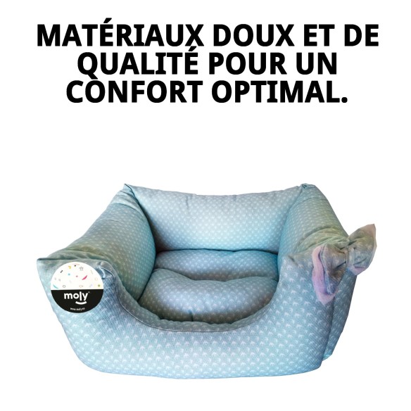 Coussin Rectangulaire Gaviotas T-1 pour Animaux de Compagnie 50x42x21 cm