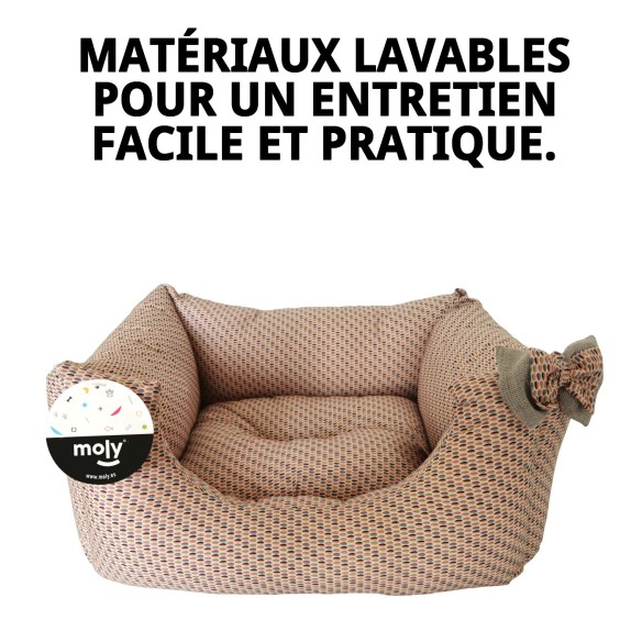 Coussin Rectangulaire Topitos T-1 pour Animaux de Compagnie 50x42x21 cm