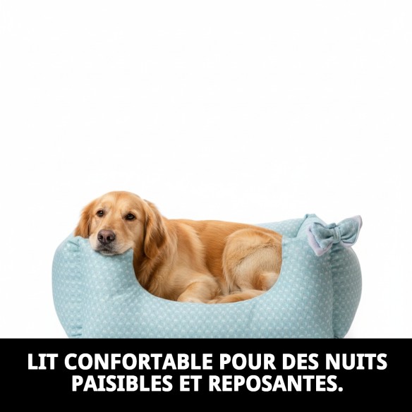 Cuna Rectangulaire Gaviotas T-2 pour Animaux de Compagnie 60x48x24 cm