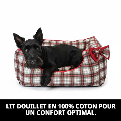 Cuna Écossaise T-2 pour Animaux de Compagnie : Confort et Style