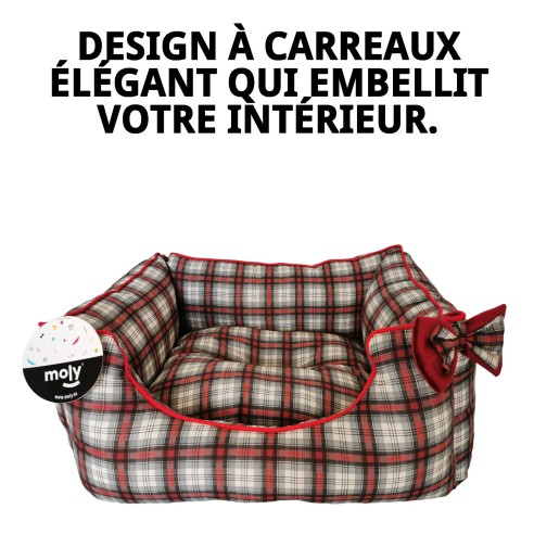 Cuna Écossaise T-2 pour Animaux de Compagnie : Confort et Style