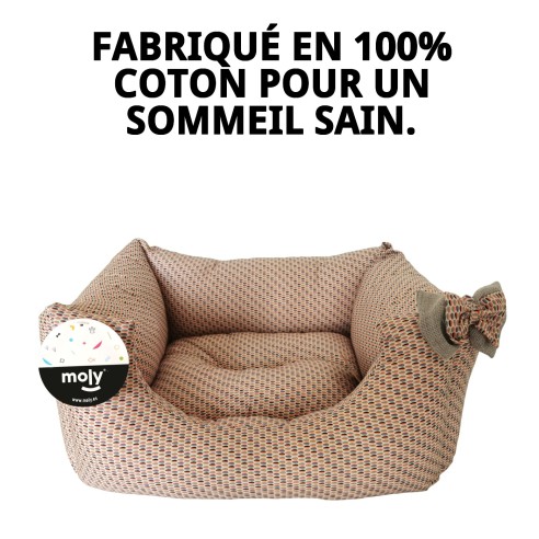 Lit rectangulaire Topitos T-2 60x48x24 - Confort pour votre animal de compagnie