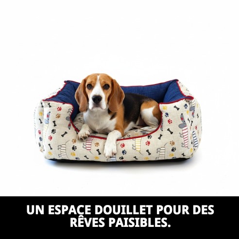 Cratère Rect. Happy T-2 60x48x24 cm pour votre animal heureux.