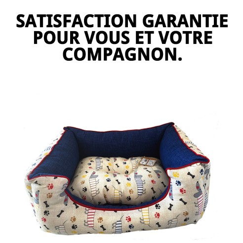 Cratère Rect. Happy T-2 60x48x24 cm pour votre animal heureux.