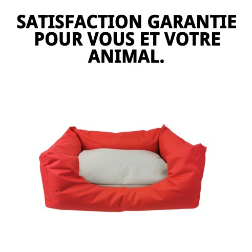 Cage Rectangulaire Imperméable Rouge T-1 pour Animaux de Compagnie