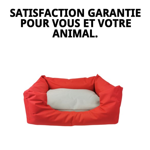 Cage Rectangulaire Imperméable Rouge T-1 pour Animaux de Compagnie