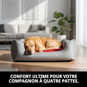 Caisse Rectangulaire Imperméable Grise T-3 pour Animaux de Compagnie 2