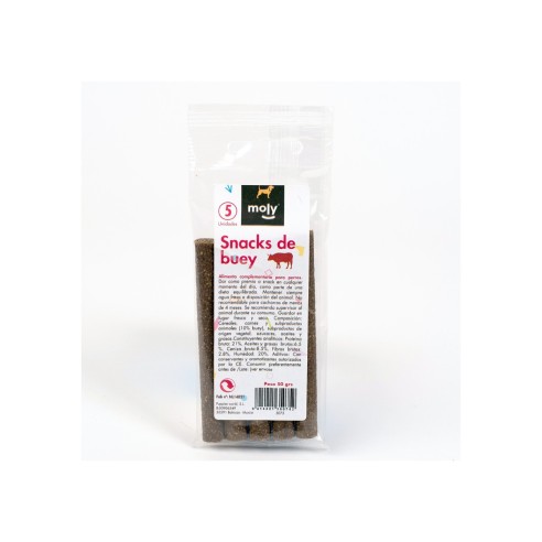 Snacks de Bœuf pour Chiens - Barres Nutritionnelles 50g